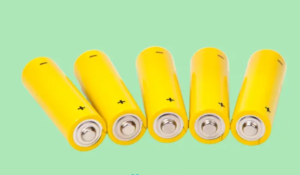 Five AA batteries or Seven AAA batteries