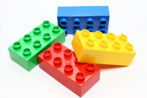 Four Lego Bricks