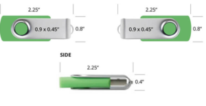 Width of a USB Stick