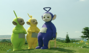 Three Teletubbies